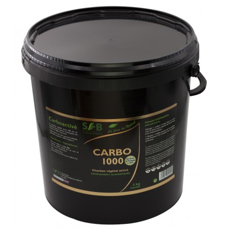Charbon végétal superactivé SFB Carbo 2000 granulés - pot 80 g
